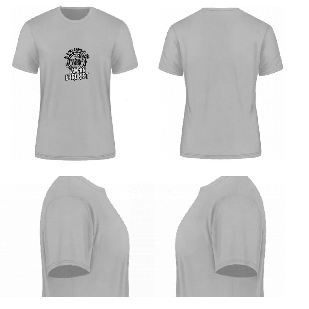 Pure Cotton Plus Size R-Neck Errorist