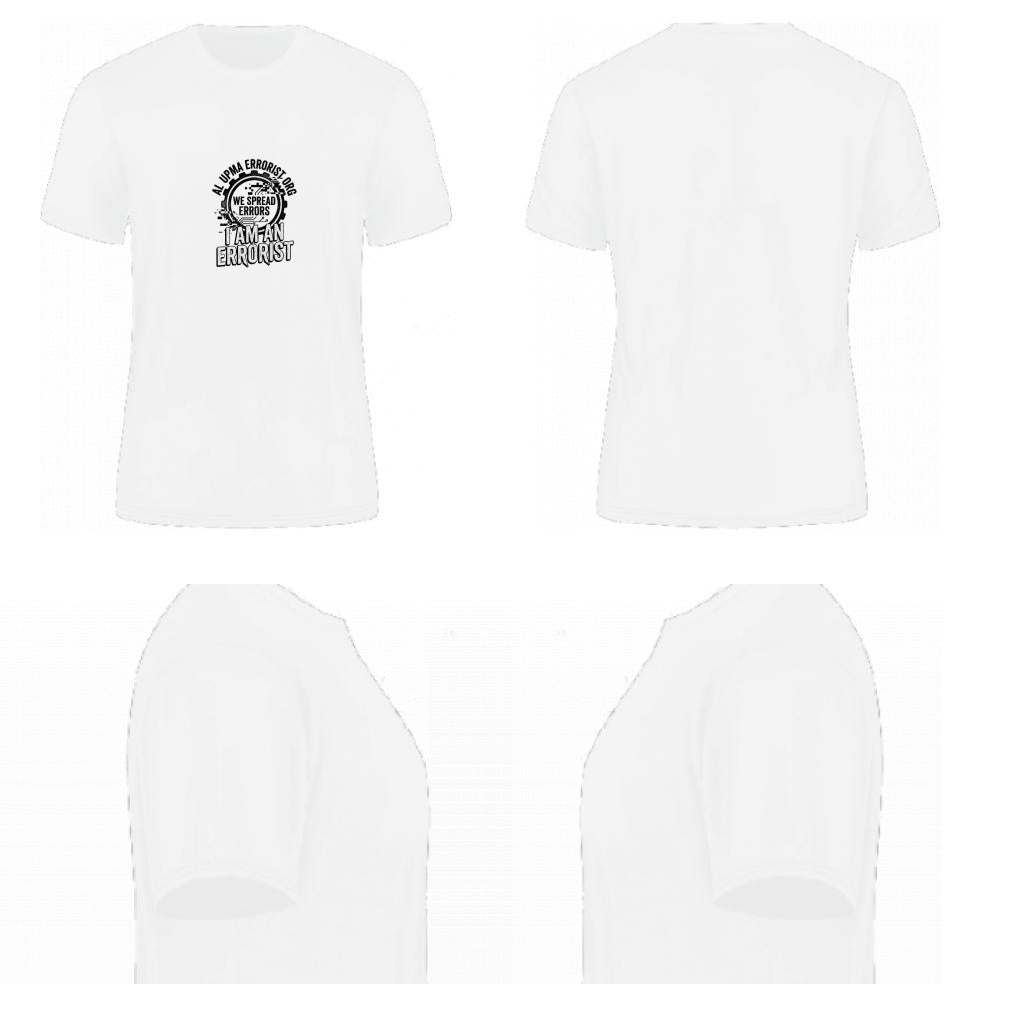 Pure Cotton Plus Size R-Neck Errorist