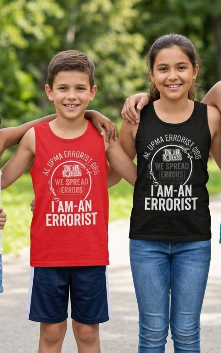 Pure Cotton Plus Size R-Neck Errorist